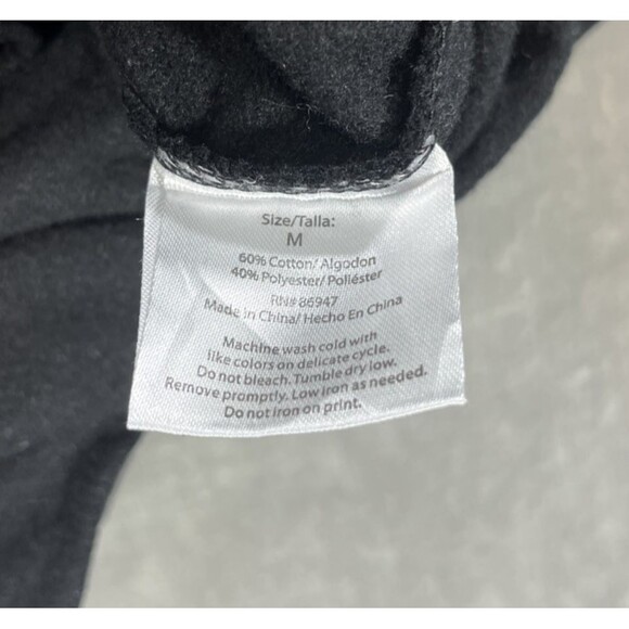 ACDC 1976 High Voltage Tour Women Medium Black Pullover Hoodie - Picture 5 of 6